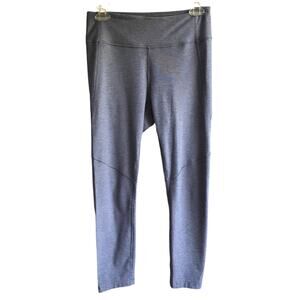 Outdoor Voices Warm Up 7/8 Leggings Size M Blue High Rise Gym Running Yoga Crops